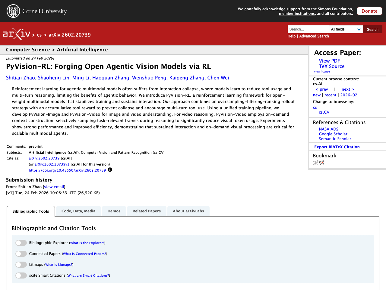 PyVision-RL: Forging Open Agentic Vision Models via RL