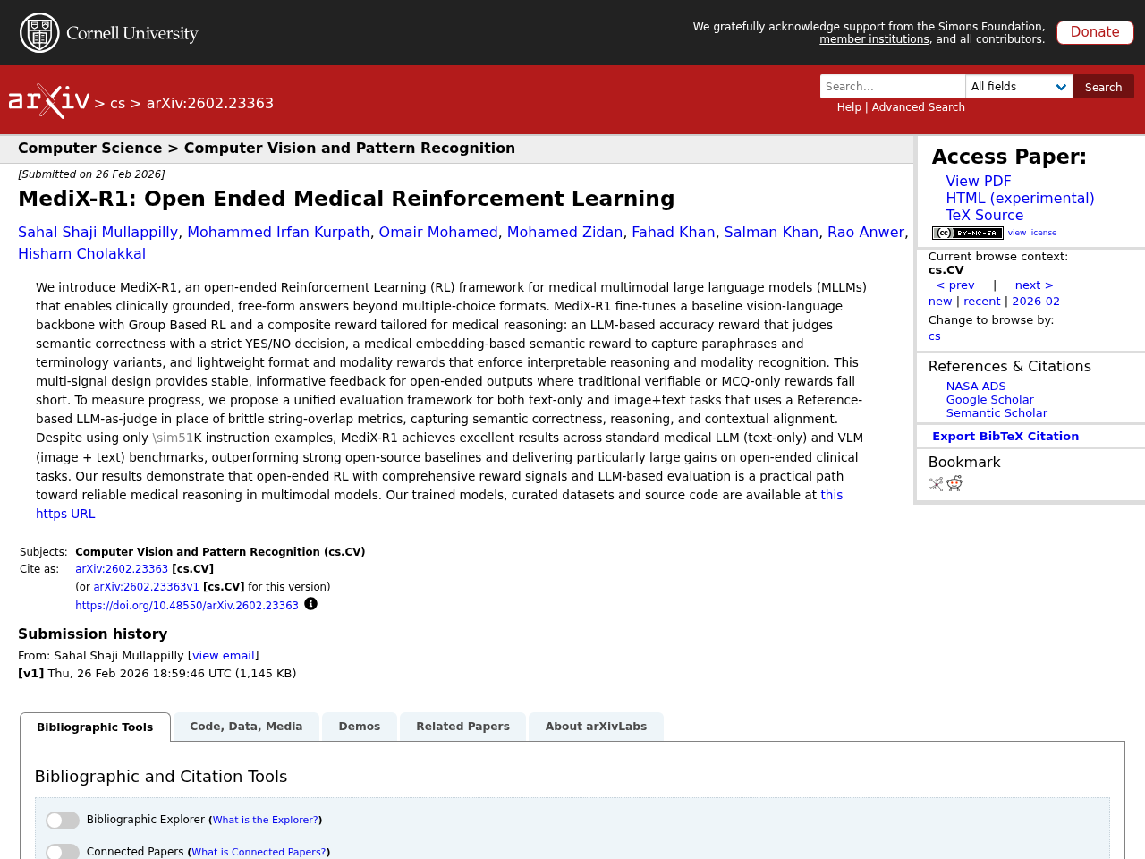 MediX-R1: Open Ended Medical Reinforcement Learning