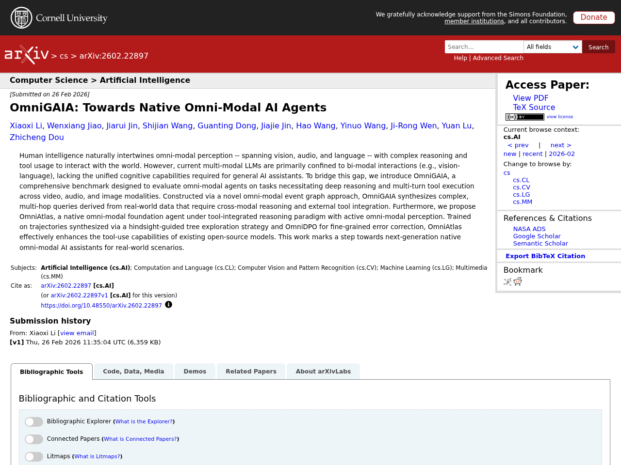 OmniGAIA: Towards Native Omni-Modal AI Agents